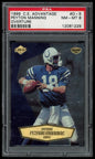 1999 Collector'S Edge Advantage Overture #O-5 Peyton Manning Overture PSA 8