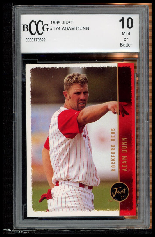 1999 Just #174 Adam Dunn BCCG 10
