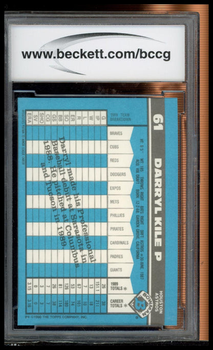 1990 Bowman #61 Darryl Kile BCCG 10