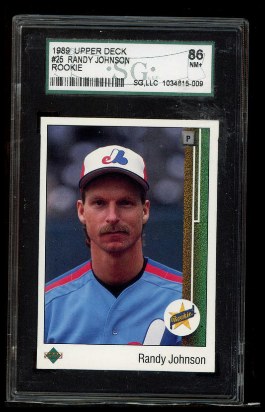 1989 Upper Deck #25 Randy Johnson SGC 8