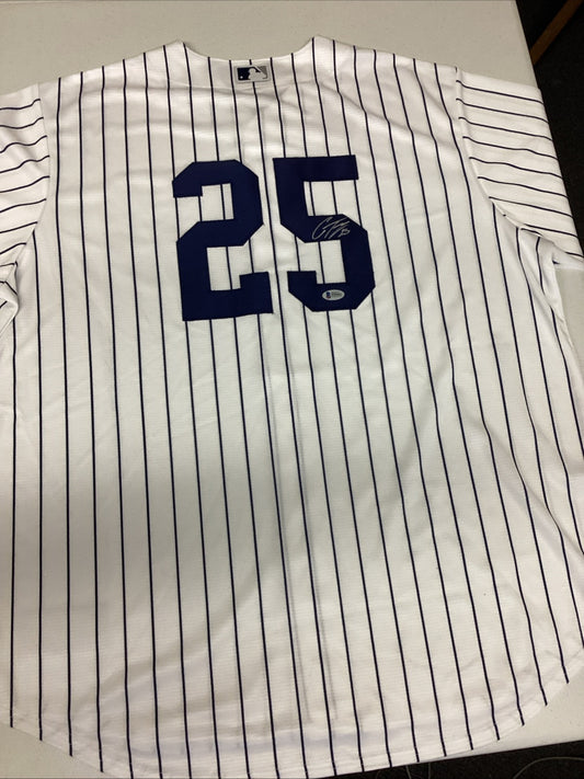 Gleyber Torres Signed/Auto  Authentic Jersey New York Yankees Beckett COA