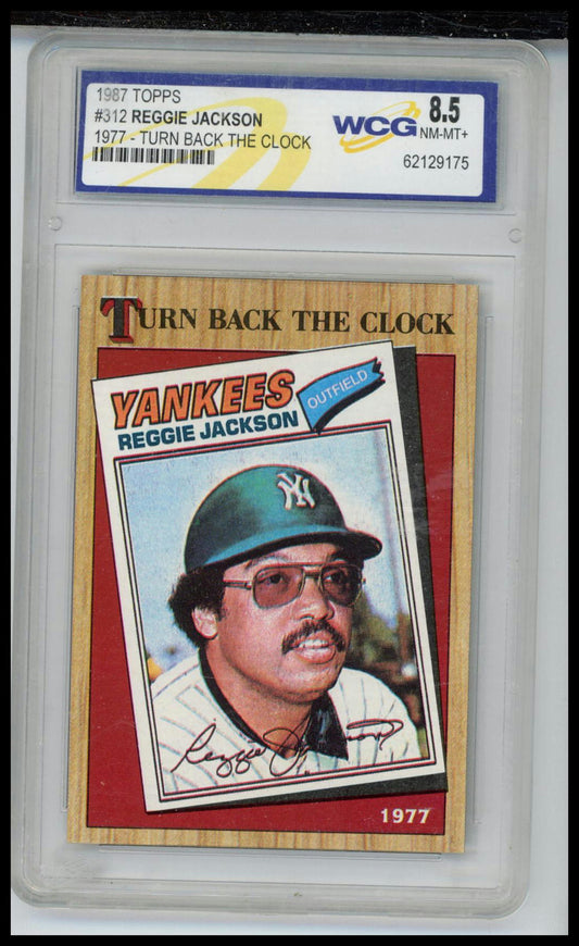 1987 Topps #312 Reggie Jackson Other 8.5