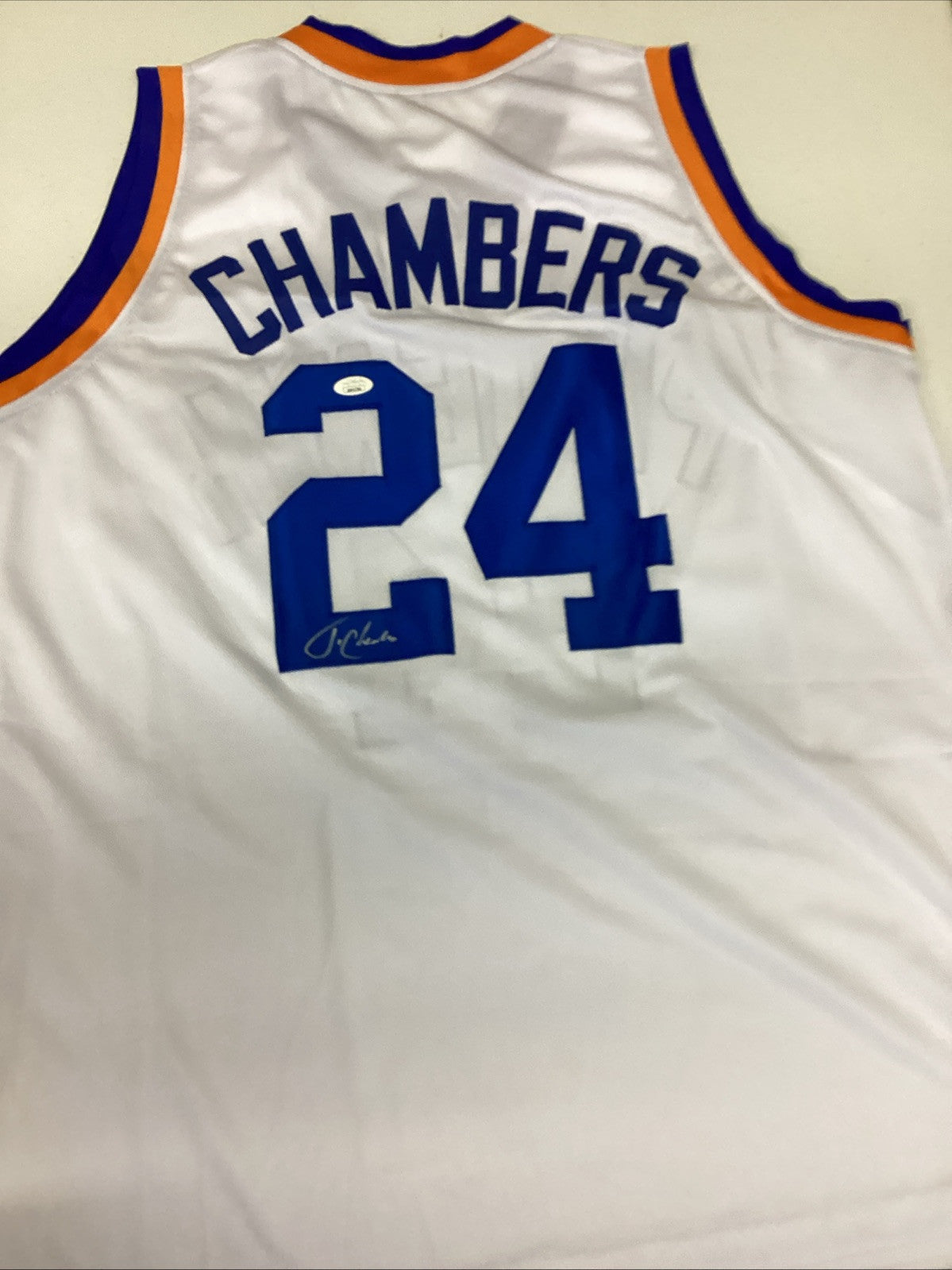 Tom Chambers Signed Phoenix Suns Jersey JSA COA