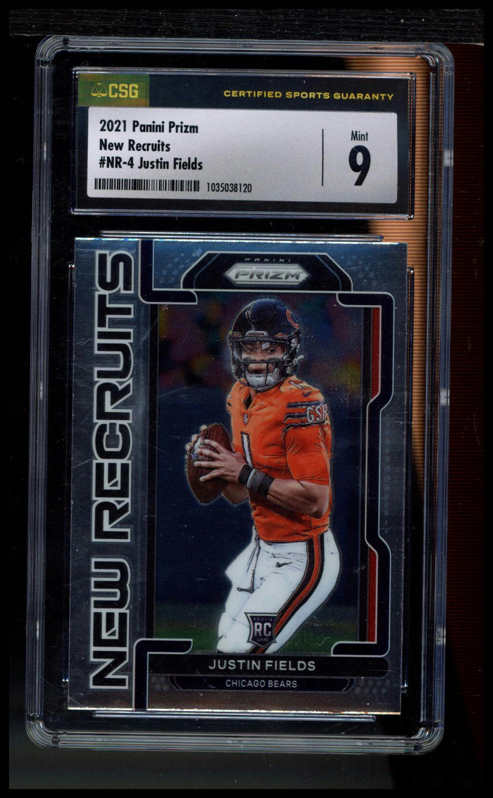 2021 Panini Prizm #NR-4 Justin Fields New Recruits CSG 9