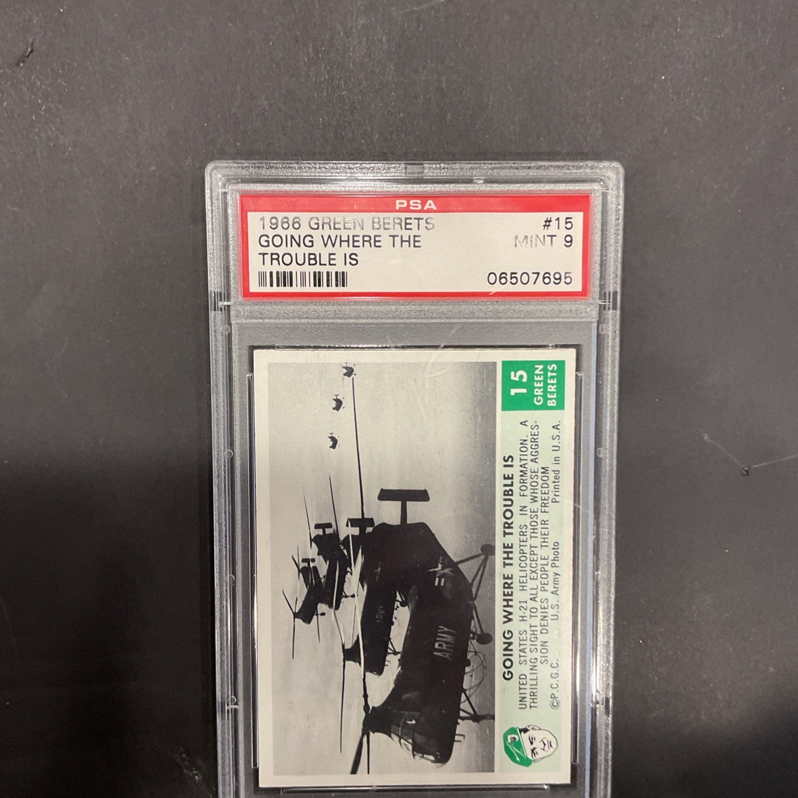 1966 Green Berets #15 Going Where The Trouble Is PSA 9 (OC)