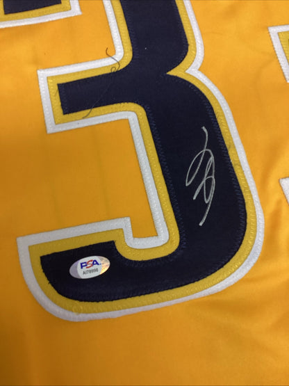 Viktor Arvidsson Autographed Nashville Predators Jersey (PSA)