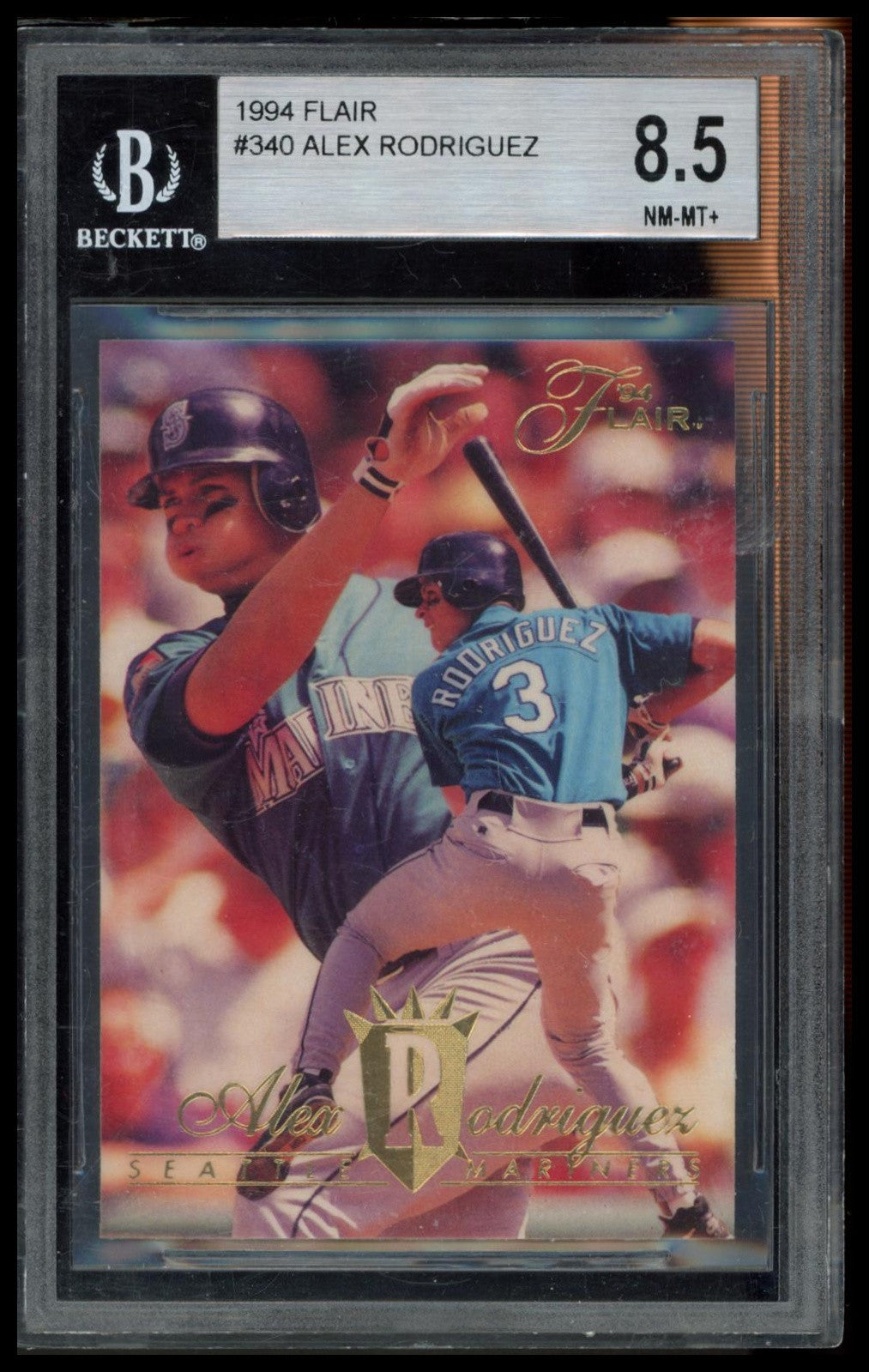 1994 Flair #340 Alex Rodriguez BGS 8.5