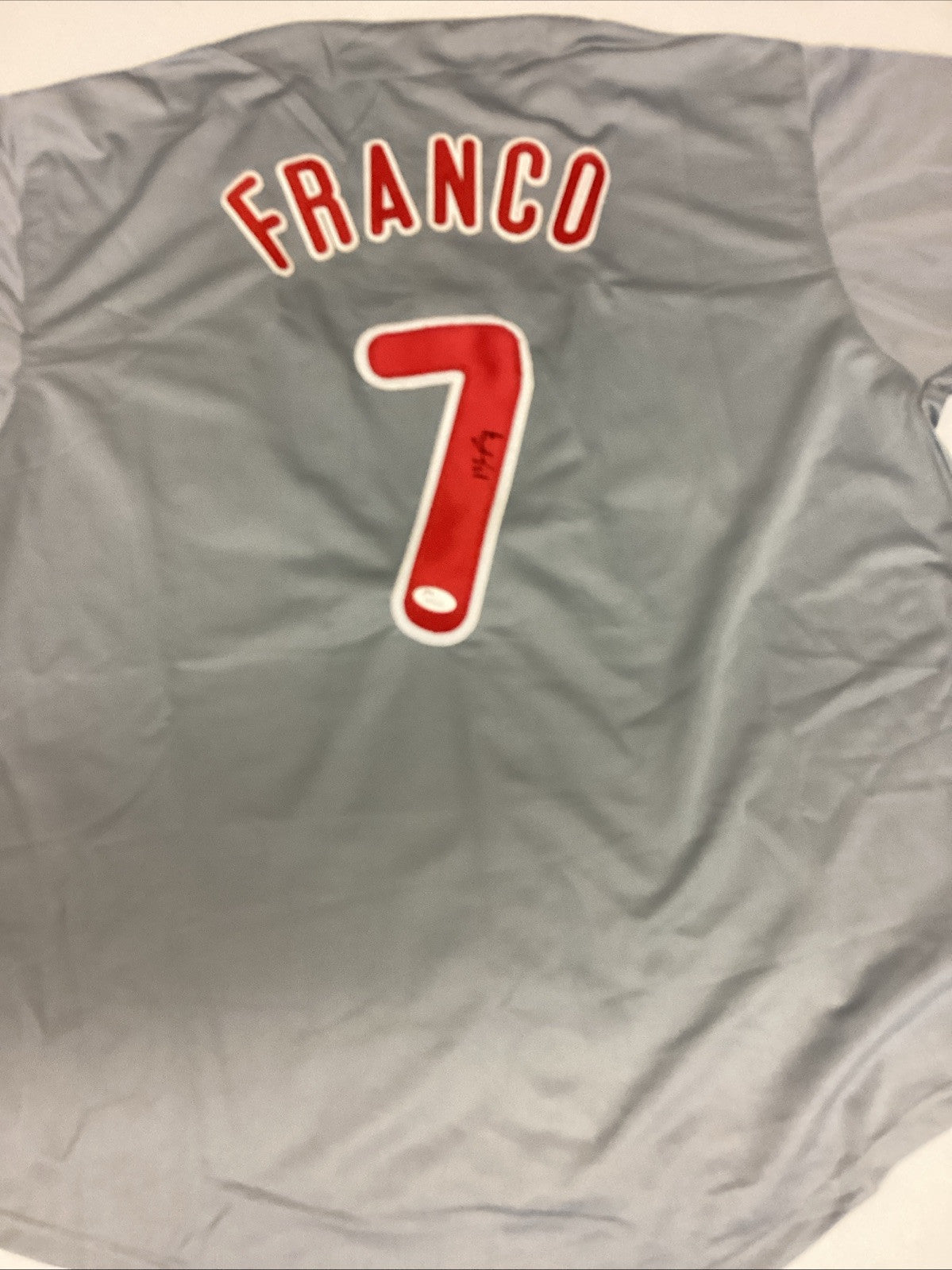 Maikel Franco Signed Phillies Jersey (JSA COA)Philadelphia Starting 3rd Baseman 