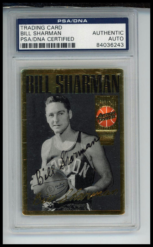 1995 Action Packed Hall of Fame #23 Bill Sharman Autographs
