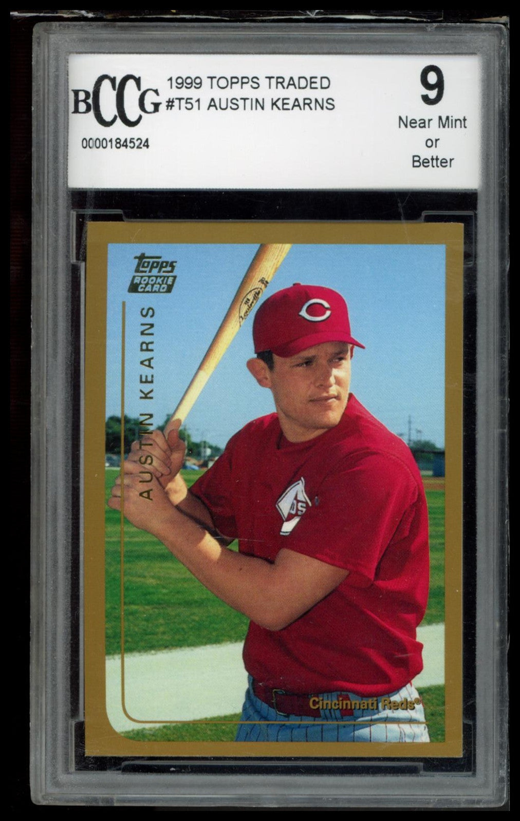 1999 Topps Traded & Rookies #T51 Austin Kearns BCCG 9