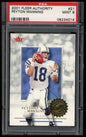 2001 Fleer Authority #21 Peyton Manning PSA 9