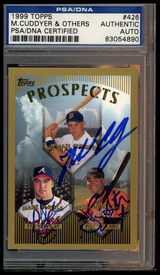 1999 Topps #426 Michael Cuddyer / Mark DeRosa / Jerry Hairston Jr.