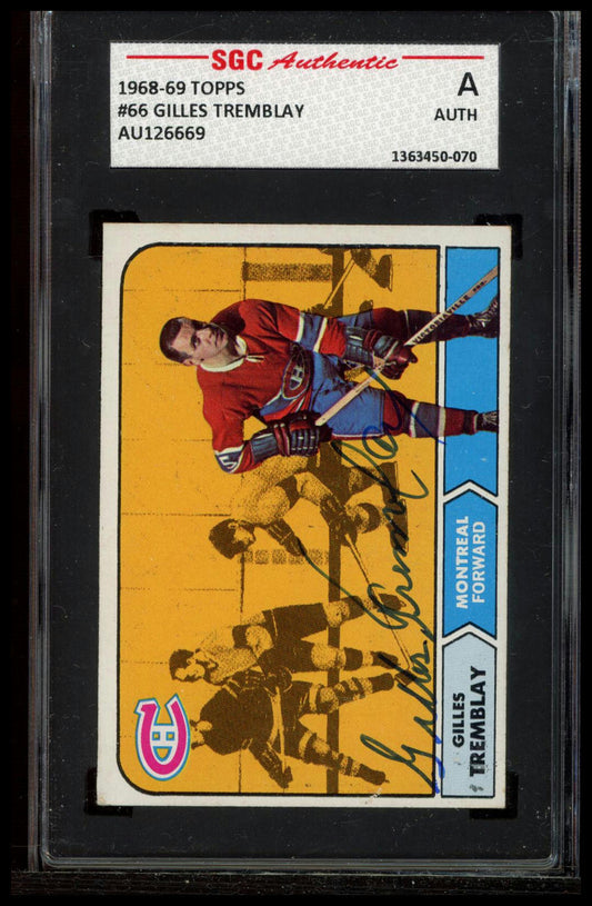 1968-69 Topps #66 Gilles Tremblay