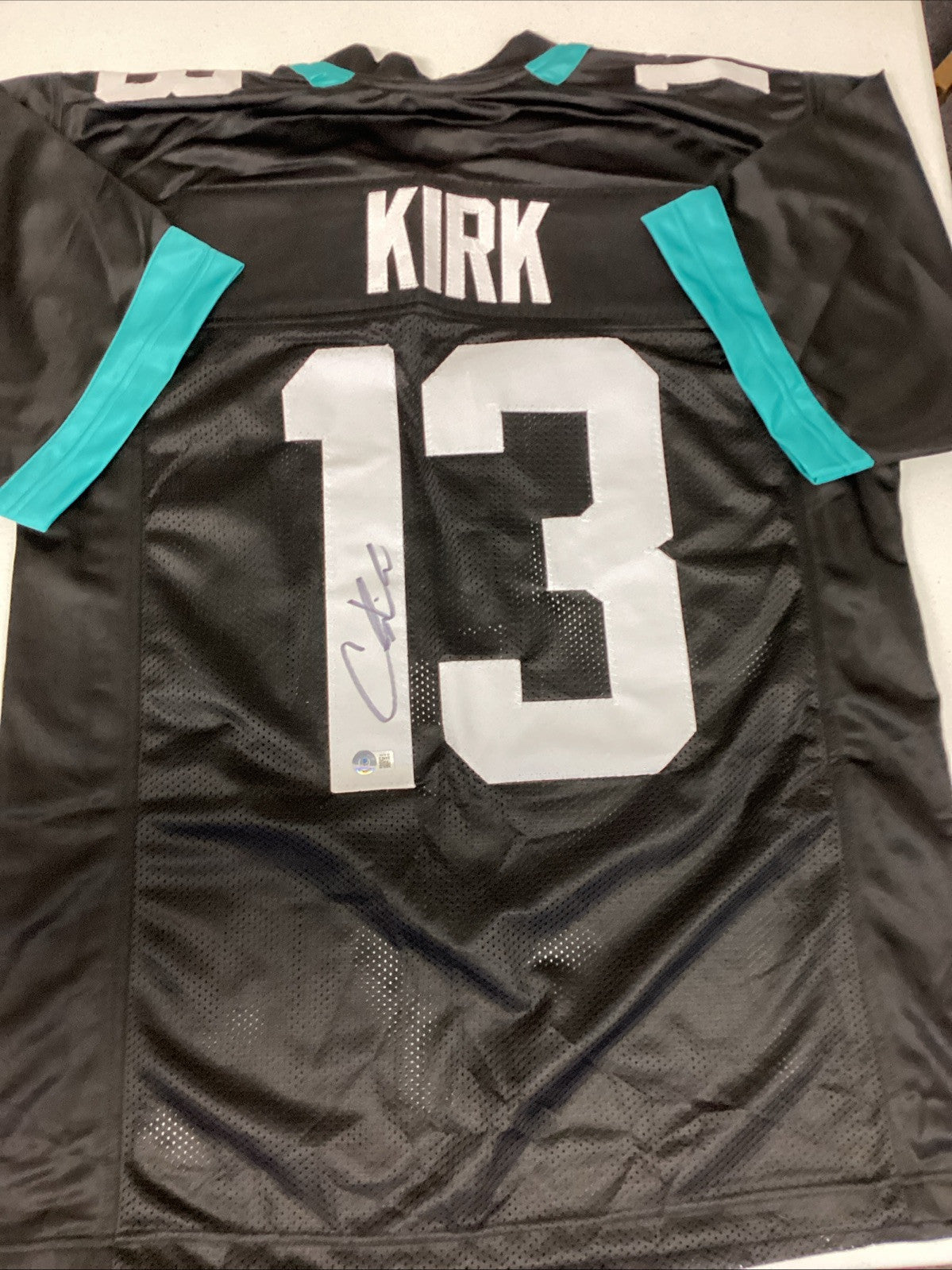 Christian Kirk Certified Autographed Jersey Beckett COA Jacksonville Jaguars