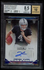 2014 Panini Rookies & Stars Longevity #131 Derek Carr Sapphire BGS 8.5 #/25