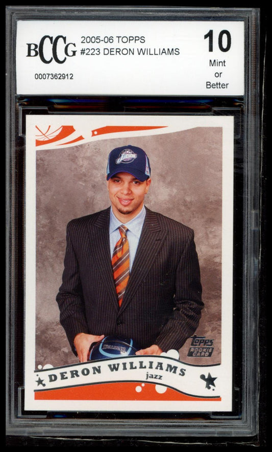 2005-06 Topps All-Star NBA Jam Ses Houston #223 Deron Williams BCCG 10 #/500