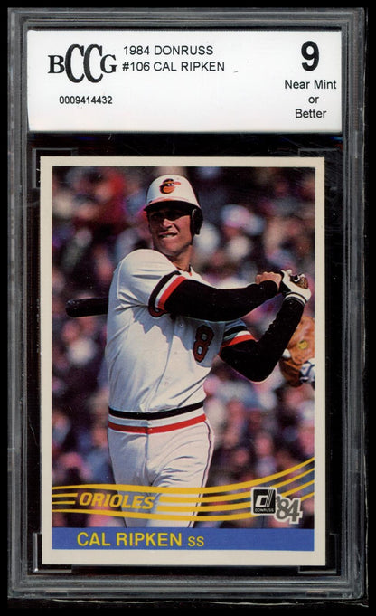 1984 Donruss #106 Cal Ripken BCCG 9