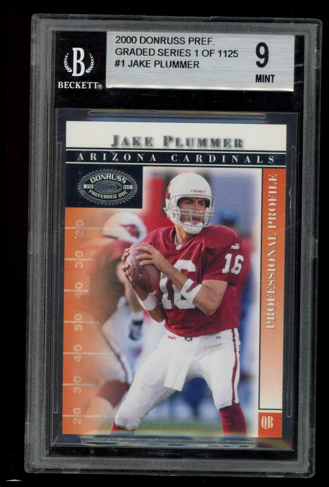 2000 Donruss Preferred #1 Jake Plummer BGS 9