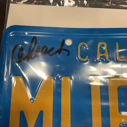 Cheech and Chong Signed Autographed MUF DVR License Plate JSA COA 