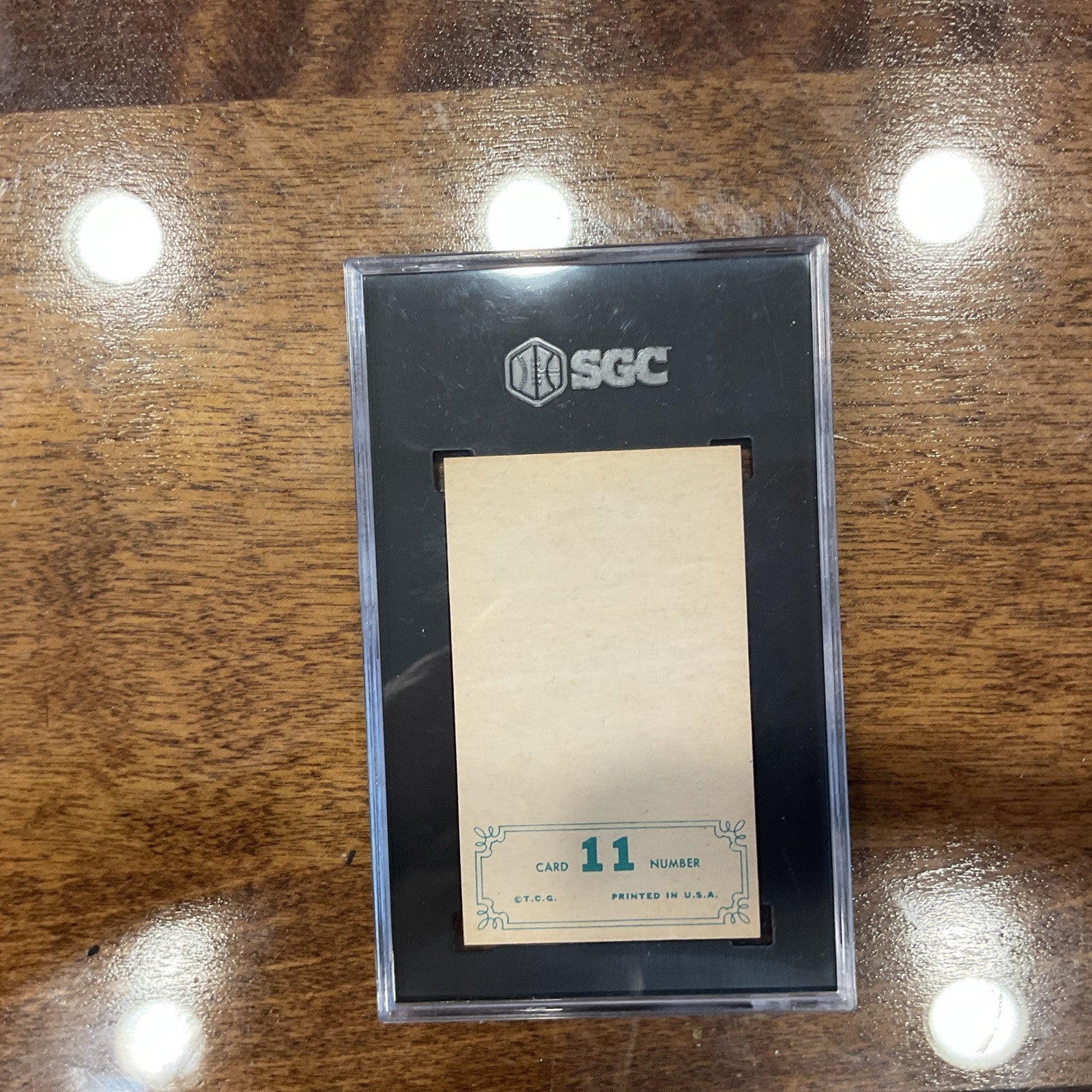 1965 Topps Embossed Number 11 Mickey Mantle SGC 6.5