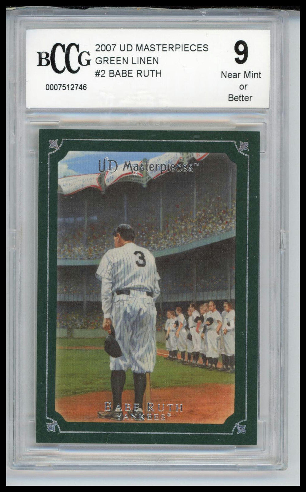 2007 Upper Deck Masterpieces #MP-5 Babe Ruth Box Toppers 5x7