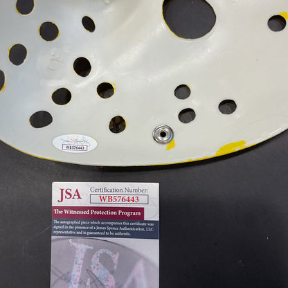 Ari Lehman Friday The 13th "Jason 1" Signed Yellow Jason Mask JSA authenticated