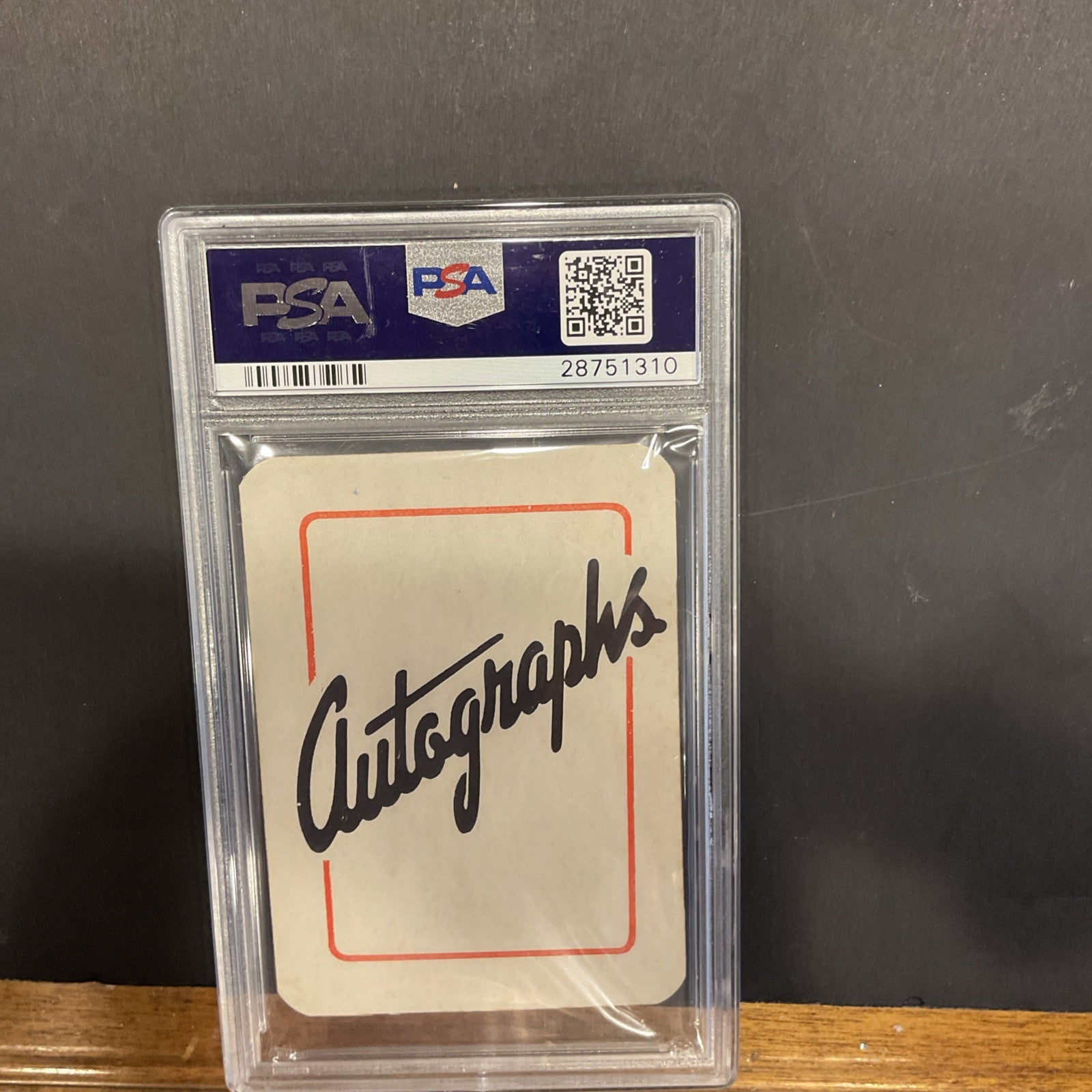 1945 Autographs Game Dempsey /Louis Dempsey Signature #2 PSA 8