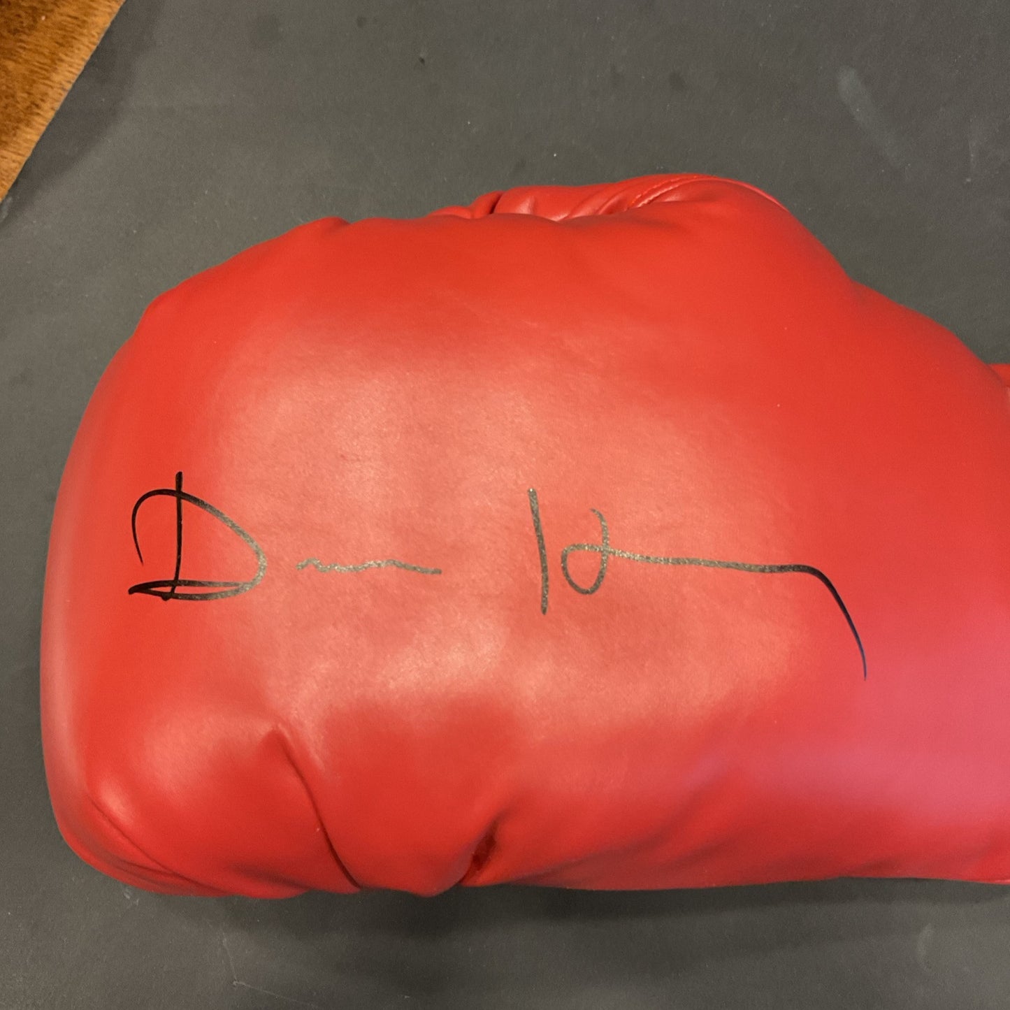 Devin Haney Signed Everlast Red Boxing Glove Autograph Auto Beckett COA
