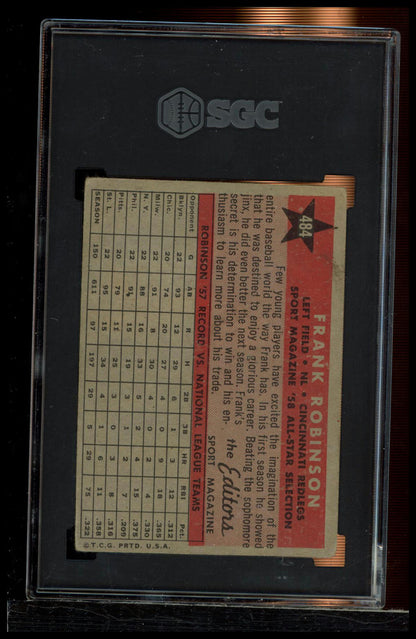 1958 Topps #484 Frank Robinson SGC 2.5