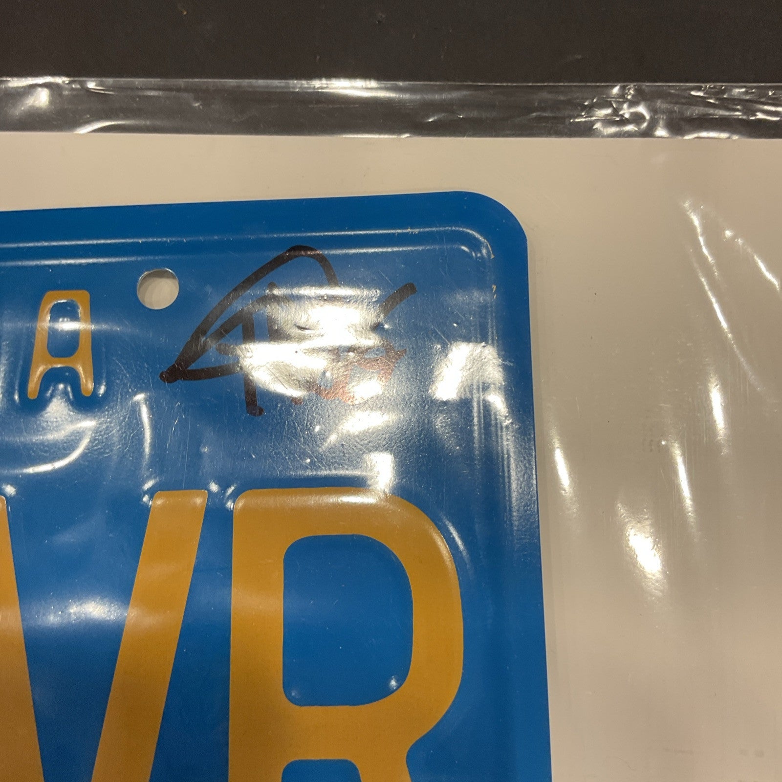 Cheech and Chong Signed Autographed MUF DVR License Plate JSA COA 