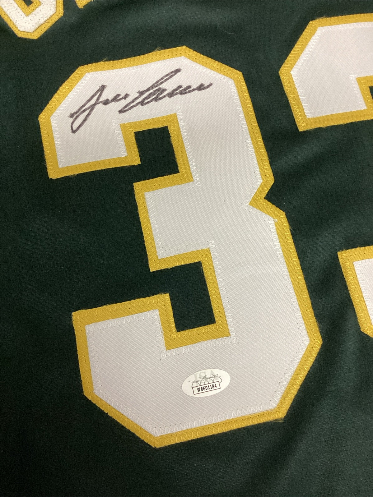 Jose Canseco Signed Autographed Custom Texas Rangers Jersey JSA COA