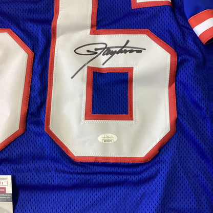 Lawrence Taylor  Signed #56 Jersey Number (Custom Jersey) With JSA COA