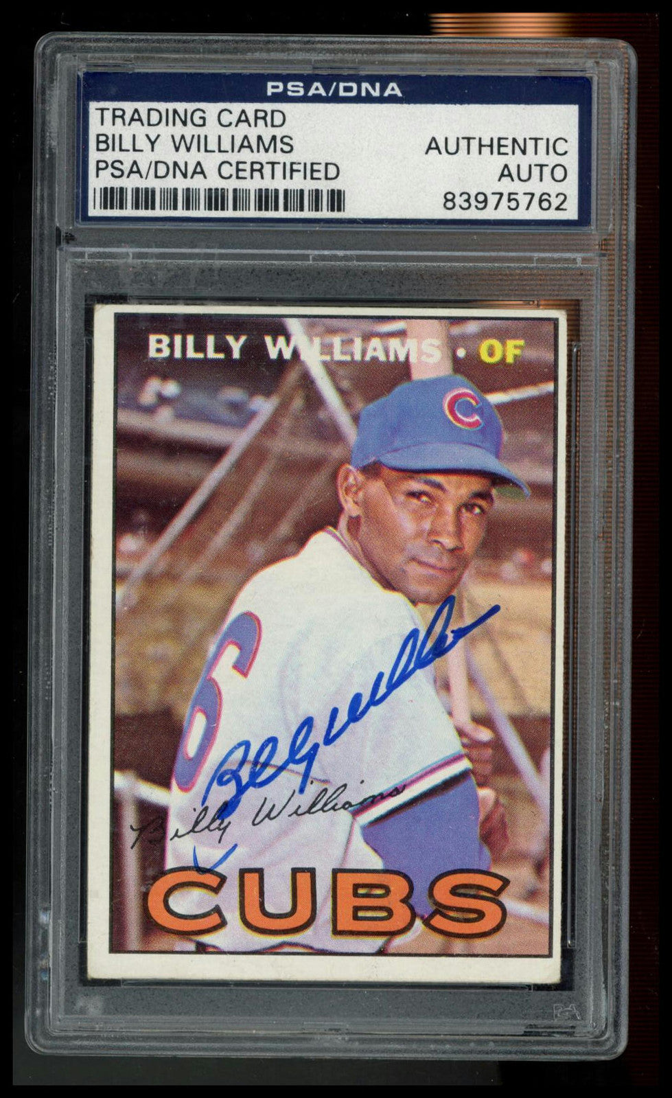 1967 Topps #315 Billy Williams PSA Authentic