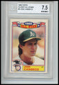 1989 Topps #12 Jose Canseco 1989 All-Star Set Collector's Edition  BGS 7.5