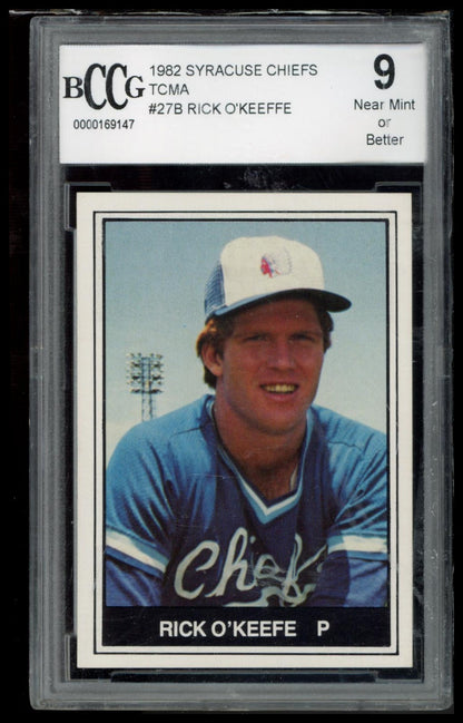 1982 TCMA Syracuse Chiefs #27 Rick O'Keefe BCCG 9