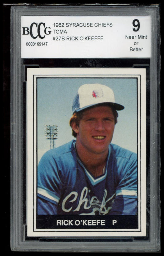 1982 TCMA Syracuse Chiefs #27 Rick O'Keefe BCCG 9
