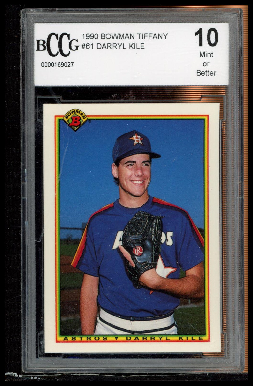 1990 Bowman #61 Darryl Kile BCCG 10