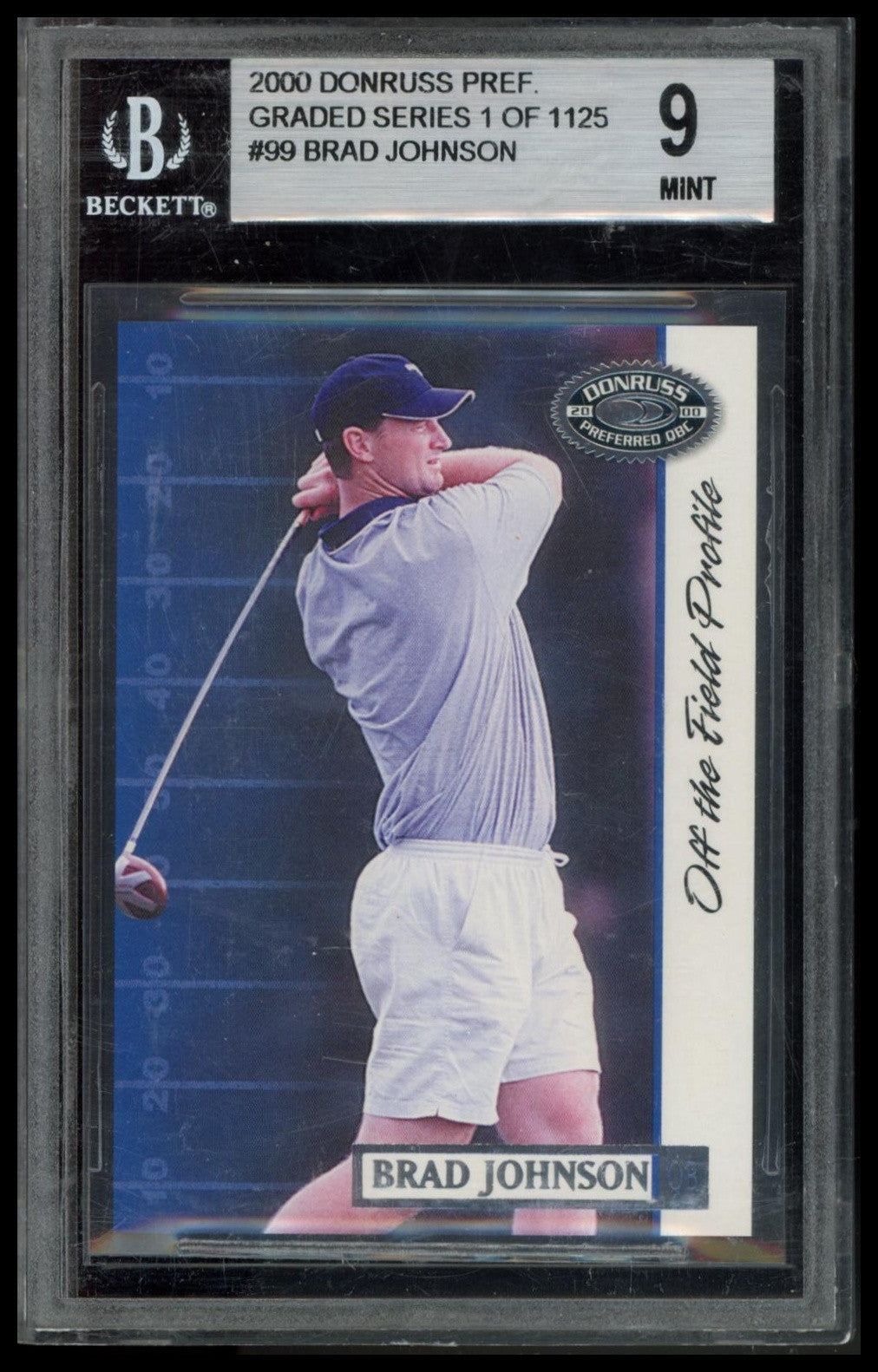 2000 Donruss Preferred #99 Brad Johnson