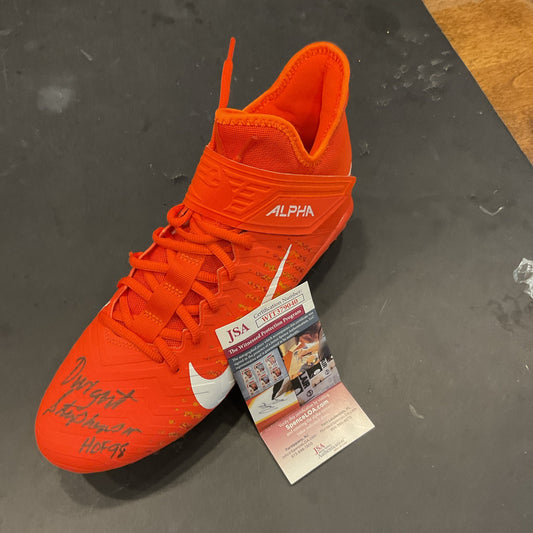 Dwight Stephenson Miami Dolphins Autographed Cleat JSA AUTHENTICATION 