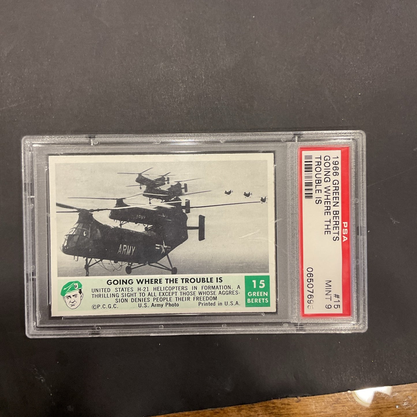 1966 Green Berets #15 Going Where The Trouble Is PSA 9 (OC)