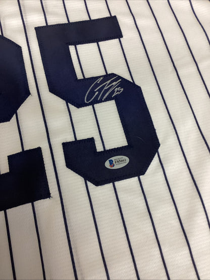 Gleyber Torres Signed/Auto  Authentic Jersey New York Yankees Beckett COA