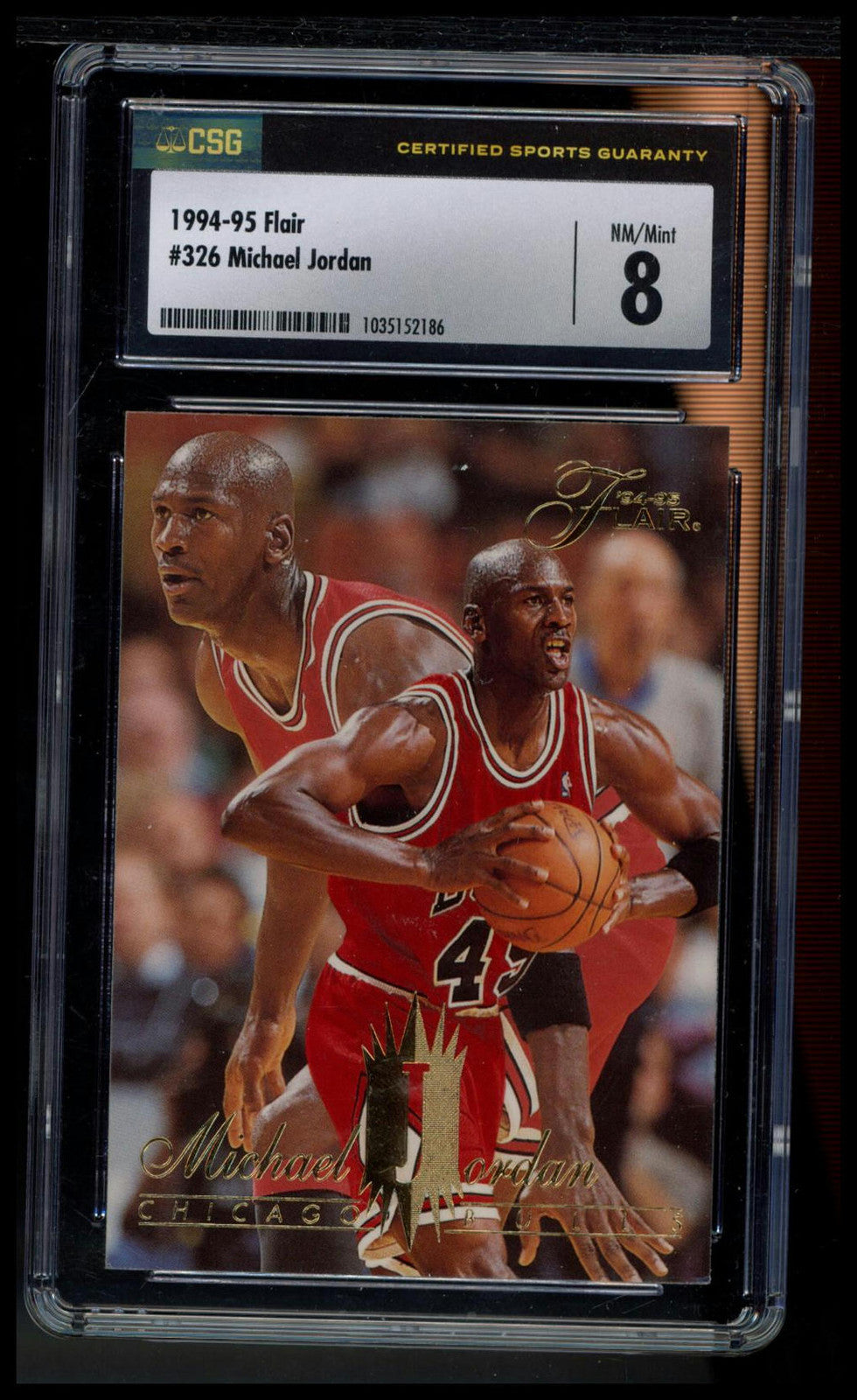 1994-95 Flair #326 Michael Jordan CSG 8