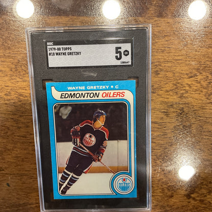 1979-80 Tops #18 Wayne Gretzky SGC 5