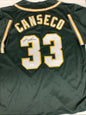 Jose Canseco Signed Autographed Custom Texas Rangers Jersey JSA COA