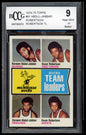 1974-75 Topps #91 Milwaukee Bucks Team Leaders Jabbar/Robertson SGC 9