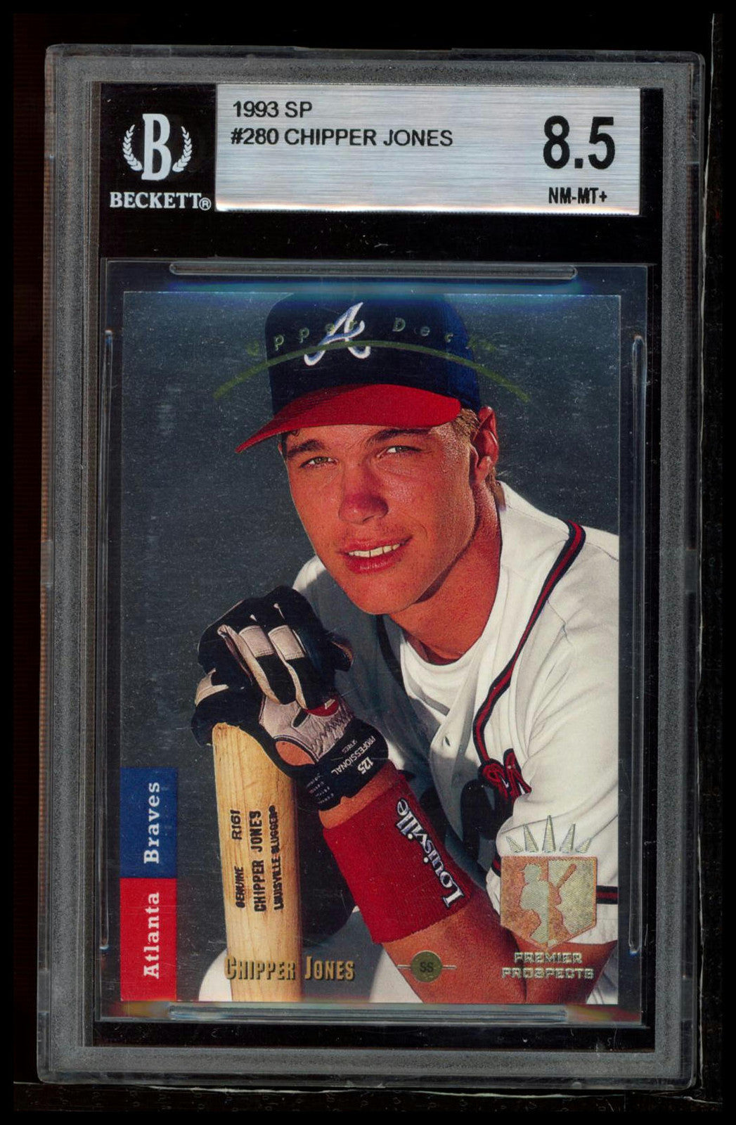 1993 SP #280 Chipper Jones BGS 8.5