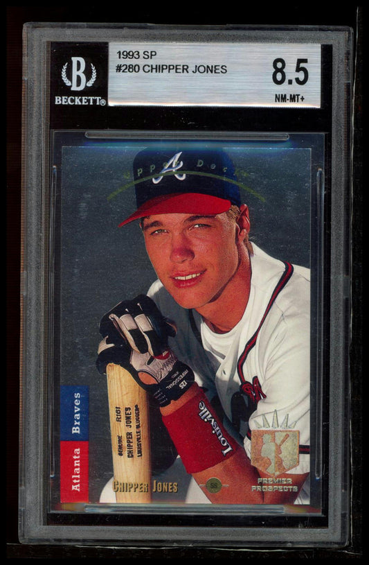 1993 SP #280 Chipper Jones BGS 8.5