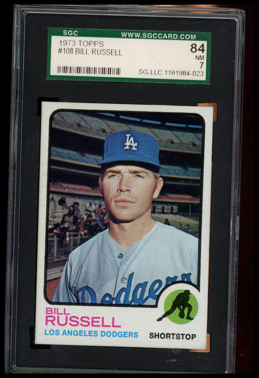 1973 Topps #108 Bill Russell SGC 7