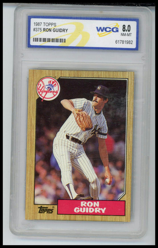 1987 Topps #375 Ron Guidry Other 8