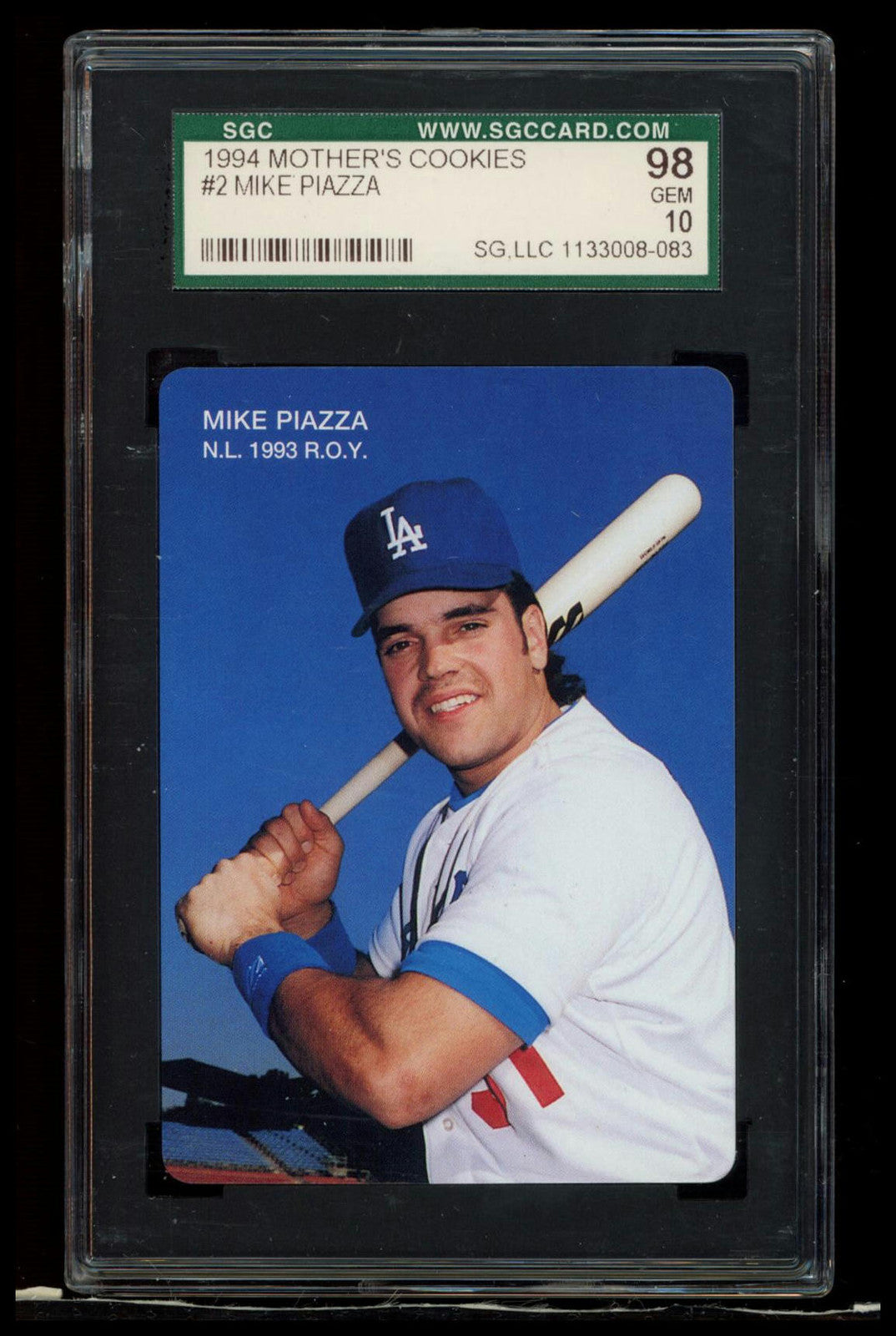 1994 Mother's Cookies Mike Piazza #2 Mike Piazza SGC 9